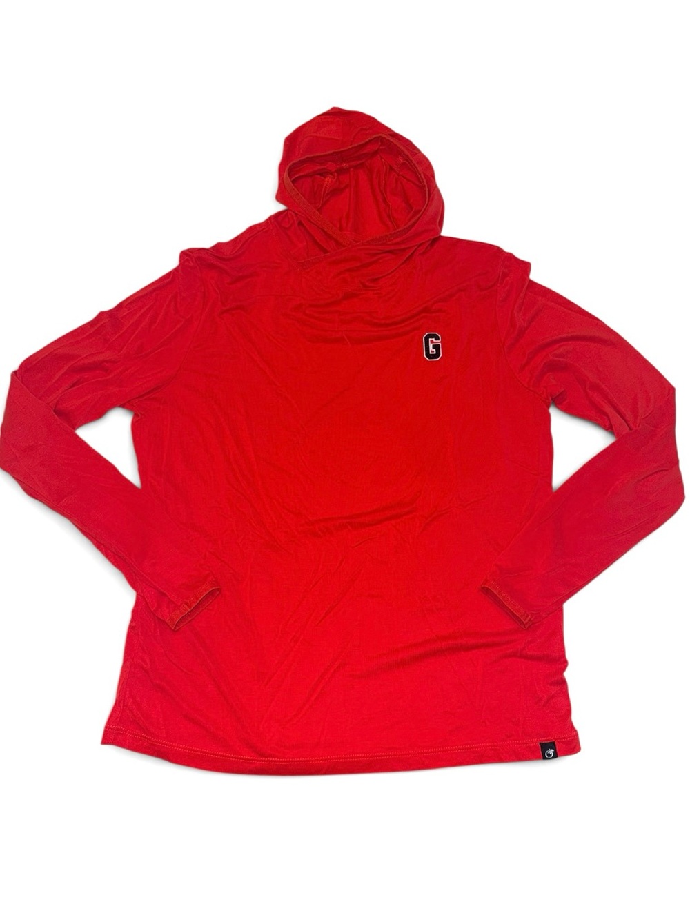 Peach State Pride UGA Georgia Bulldogs Red Lightweight Performance Hoodie S